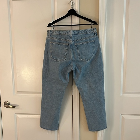 🔹 Topshop Straight leg Light Denim jeans with Distressed hem , Size: 34 - Picture 17 of 17
